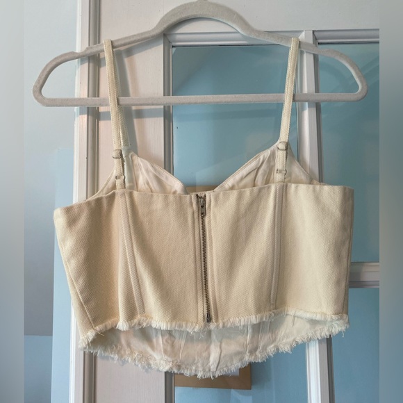 Riley Hubatka X Peppermayo cropped bustier top. Size 6 (US) - never worn. - Picture 2 of 2